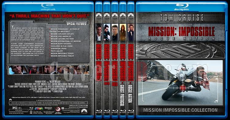 Mission: Impossible Collection - Custom Bluray Cover Set - English [1996-2015]-0jpg