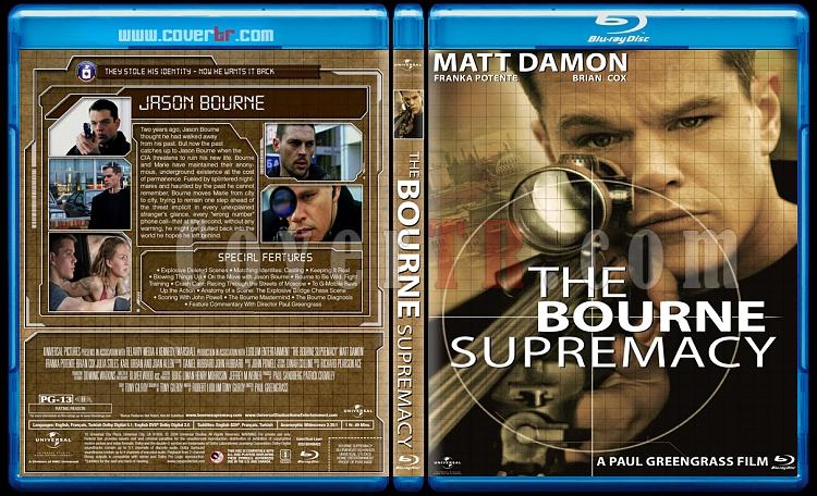 The Bourne Collection - Custom Bluray Cover Set - English [2002-2012]-2jpg