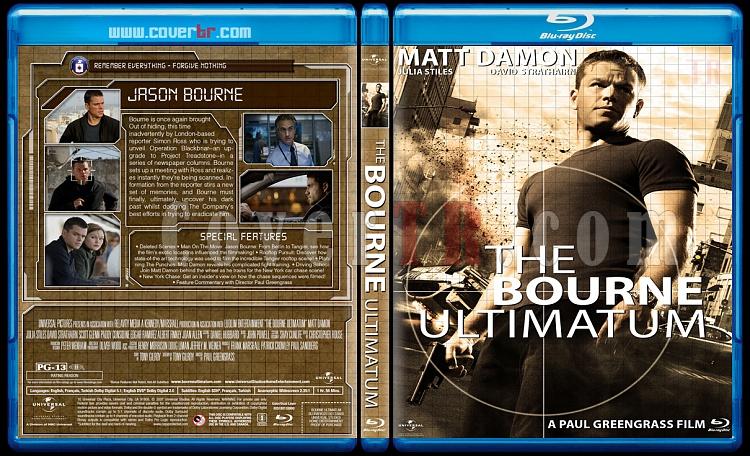 The Bourne Collection - Custom Bluray Cover Set - English [2002-2012]-3jpg