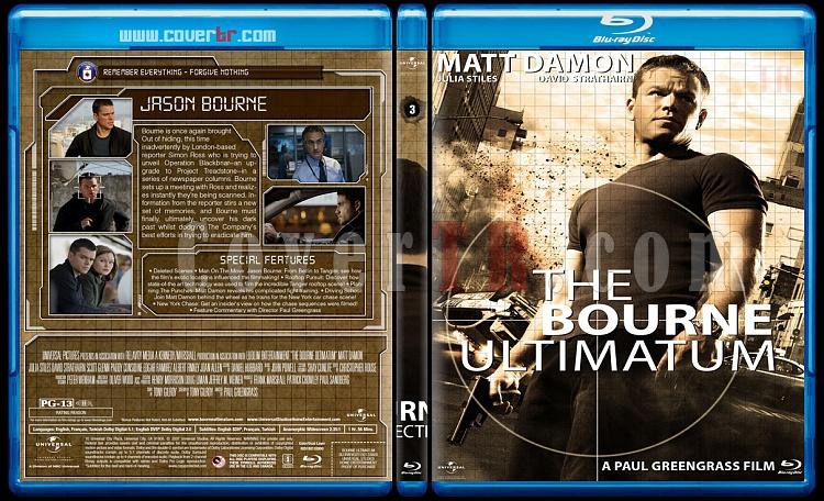 The Bourne Collection - Custom Bluray Cover Set - English [2002-2012]-3jpg