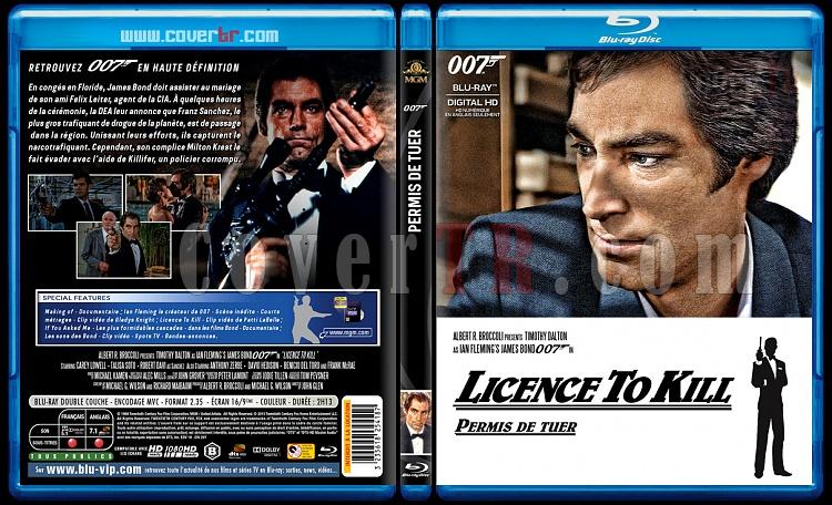 007 James Bond Collection - Custom Bluray Cover Set - French [1962-2015]-16-007-permis-de-tuerjpg