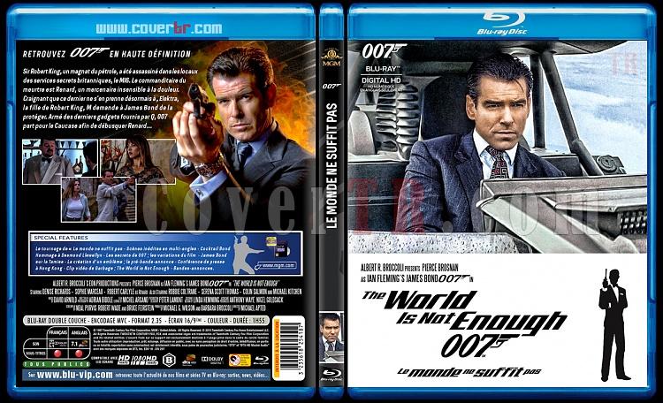 007 James Bond Collection - Custom Bluray Cover Set - French [1962-2015]-19-007-le-monde-ne-suffit-pasjpg