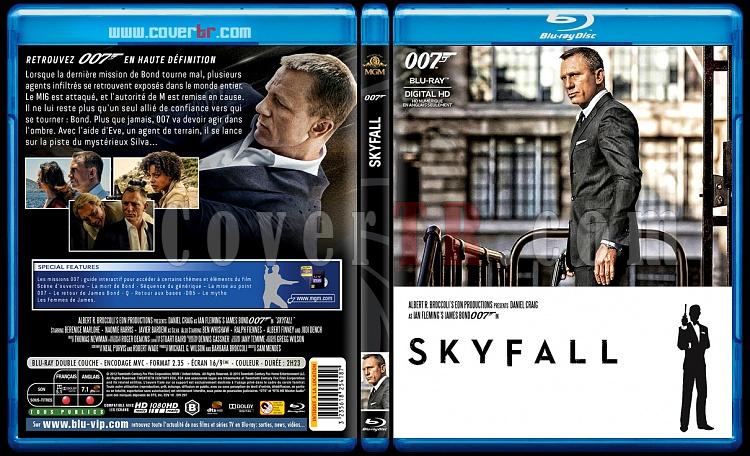 007 James Bond Collection - Custom Bluray Cover Set - French [1962-2015]-23-007-skyfalljpg