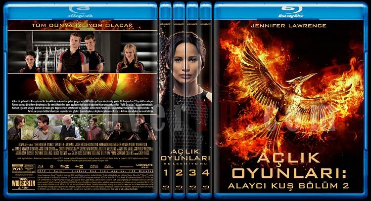 The Hunger Games Series (Alk Oyunlar Serisi) - Custom Bluray Cover Set [2012-2015]-alljpg