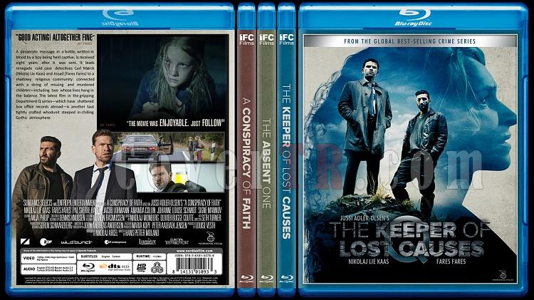 Department Q Trilogy - Custom Bluray Cover Set - English [2013-2014-2016]-0br-spinejpg