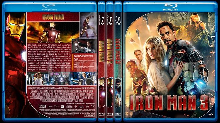 Iron Man Series - Custom Bluray Cover Set - English [2008 - 2010 - 2013]-ironmancollectionjpg