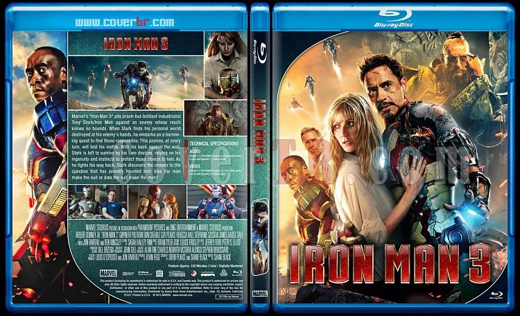 Iron Man Series - Custom Bluray Cover Set - English [2008 - 2010 - 2013]-ironman3jpg