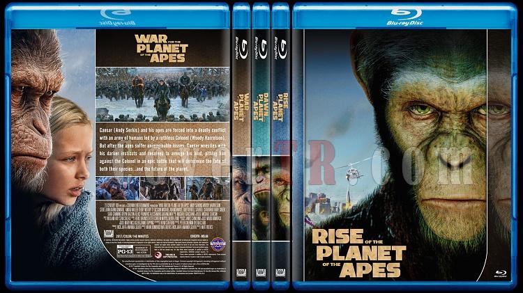 Planet of the Apes Collection - Custom Bluray Cover Set - English [2011-2017]-0jpg