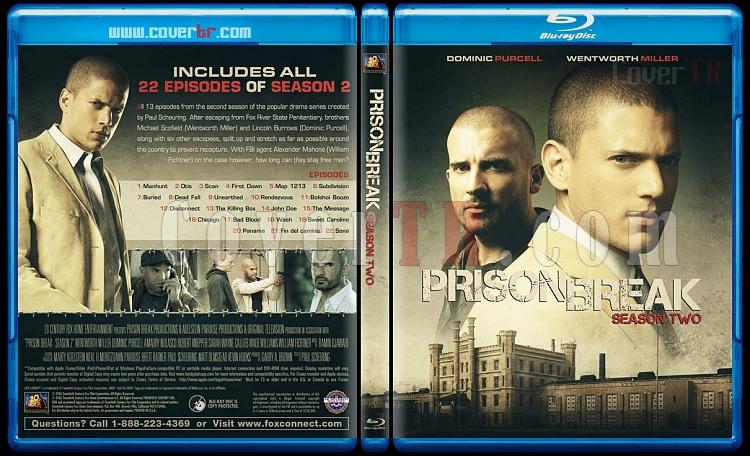 Prison Break (Seasons 1-5) - Custom Bluray Cover Set - English [2005-2017]-2jpg