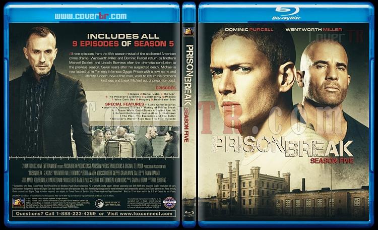 Prison Break (Seasons 1-5) - Custom Bluray Cover Set - English [2005-2017]-5jpg