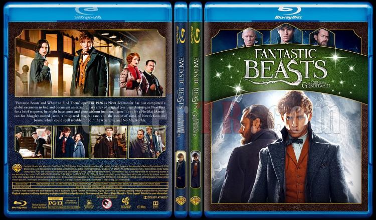Fantastic Beasts Collection (Fantastik Canavarlar Koleksiyonu) - Custom Bluray Cover Set - English-0jpg