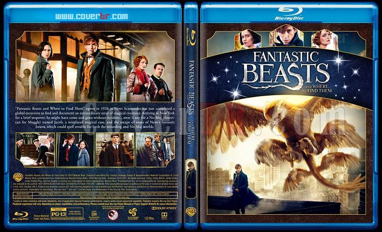 Fantastic Beasts Collection (Fantastik Canavarlar Koleksiyonu) - Custom Bluray Cover Set - English-1jpg