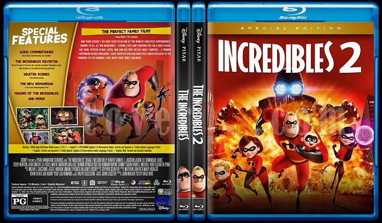 The Incredibles (nanlmaz Aile) - Custom Bluray Cover - English [2004]-0jpg