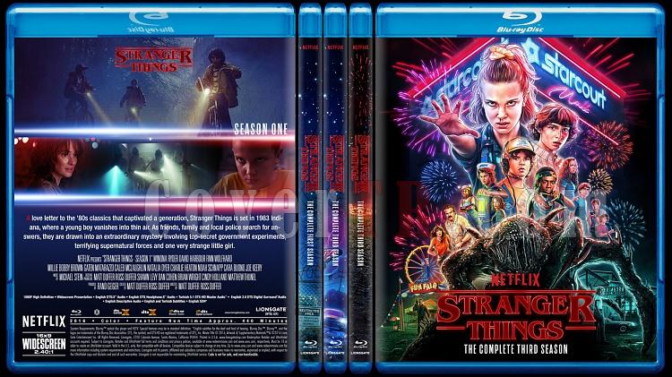 Stranger Things (Seasons 1-3) - Custom Bluray Cover Set - English [2016-2019]-0jpg