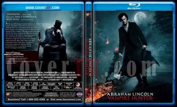 Abraham Lincoln: Vampire Hunter - Custom Bluray Cover - English [2012]-pozjpg