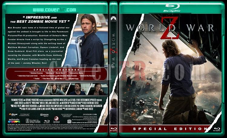 World War Z  (Dünya Savaşı Z) - Custom Bluray Cover - English [2013]-world-war-zjpg