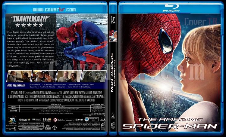 The Amazing Spiderman (nanlmaz rmcek Adam) - Custom Bluray Cover - Trke [2012]-orumcekjpg