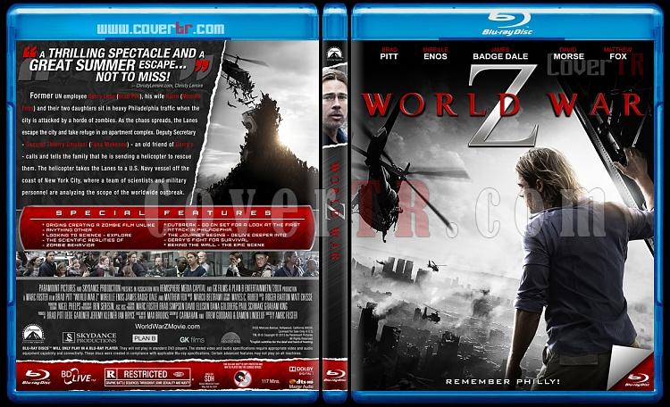 World War Z (Dnya Sava Z) - Custom Bluray Cover - English [2013]-wjpg