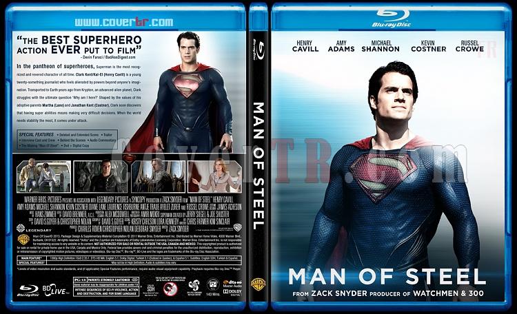 Man of Steel (elik Adam) - Custom Bluray Cover - English [2013]-man-steel-engjpg