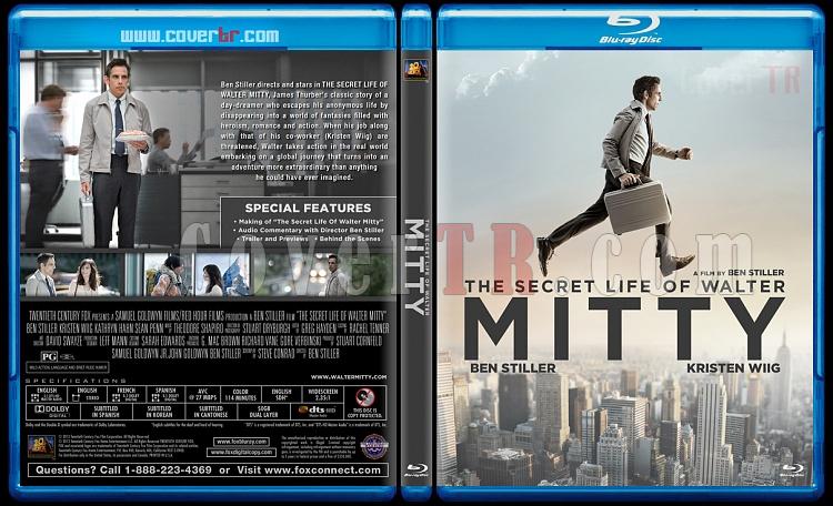 The Secret Life of Walter Mitty - Custom Bluray Cover - English [2013]-v2jpg