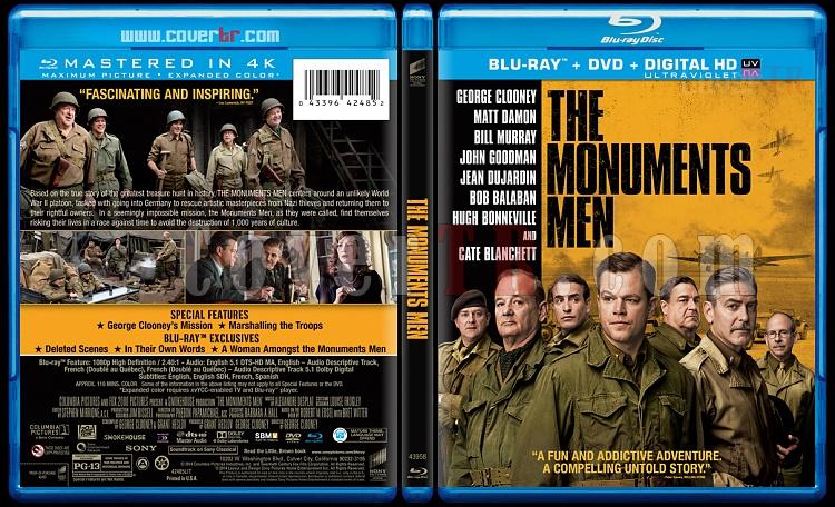 The Monuments Men (Hazine Avclar) - Custom Bluray Cover - English [2014]-blu-ray-1-disc-flat-3173x1762-11mmjpg