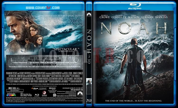 Noah (Nuh: Byk Tufan) - Custom Bluray Cover - English [2014]-blu-ray-1-disc-flat-3173x1762-11mmjpg