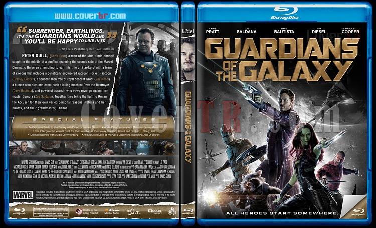 Guardians of the Galaxy (Galaksinin Koruyucular) Custom Bluray Cover - English [2014]-guardian-galaxy-bw-previewjpg