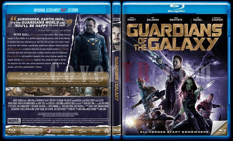 Guardians of the Galaxy (Galaksinin Koruyucular) Custom Bluray Cover - English [2014]-guardian-galaxy-color-version-previewjpg