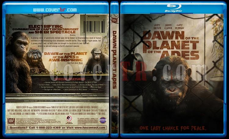 Dawn of the Planet of the Apes - Custom Bluray Cover - English [2014]-previewjpg