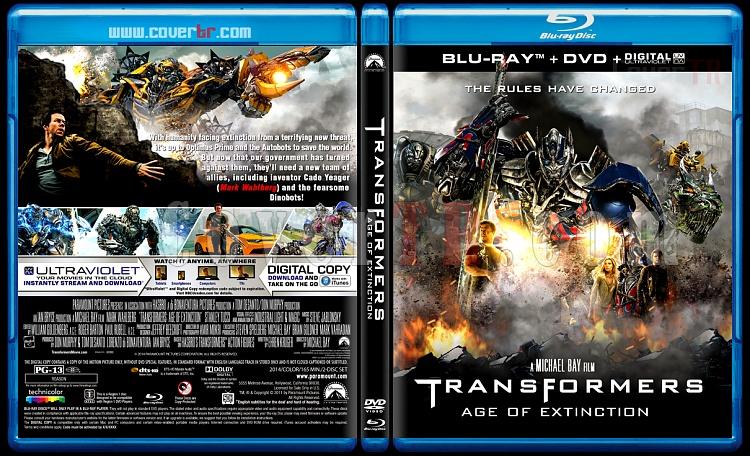 Transformers: Age Of Extinction (Transformers: Kayıp Çağ) - Custom Bluray Cover - English [2014]-blu-ray-1-disc-flat-3173x1762-11mmjpg