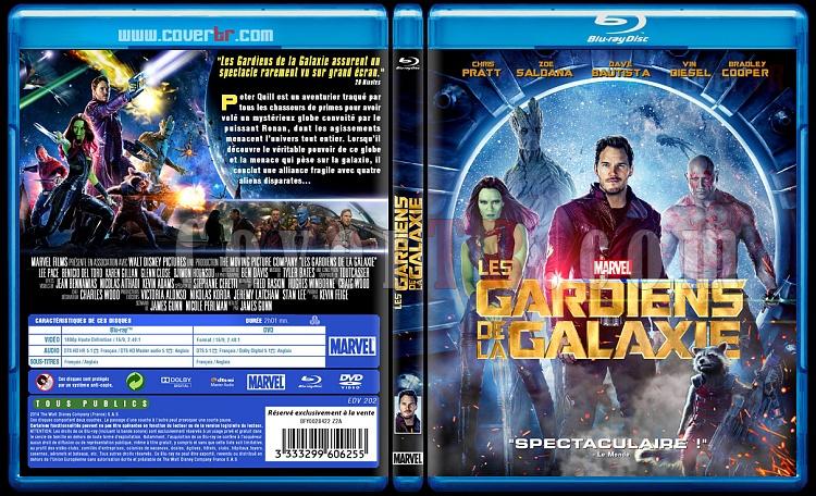 Guardians Of The Galaxy (Les Gardiens de la Galaxie) - Custom Bluray Cover - French [2014]-blu-ray-1-disc-flat-3173x1762-11mmjpg