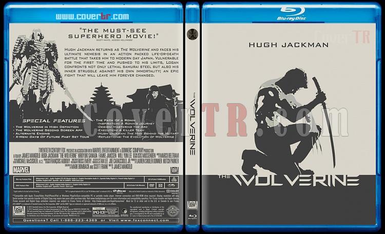 The Wolverine - Custom Bluray Cover - English [2013]-wolverine-blu-rayprewjpg