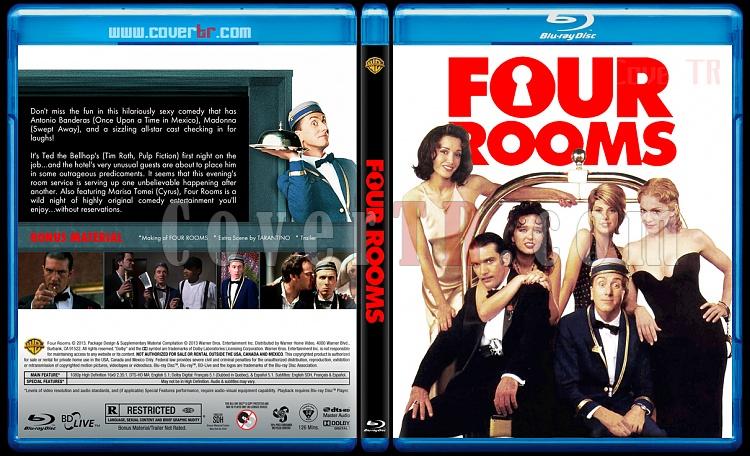 Four Rooms (Drt Oda) - Custom Bluray Cover - English [1995]-blu-ray-1-disc-flat-3173x1762-11mmjpg