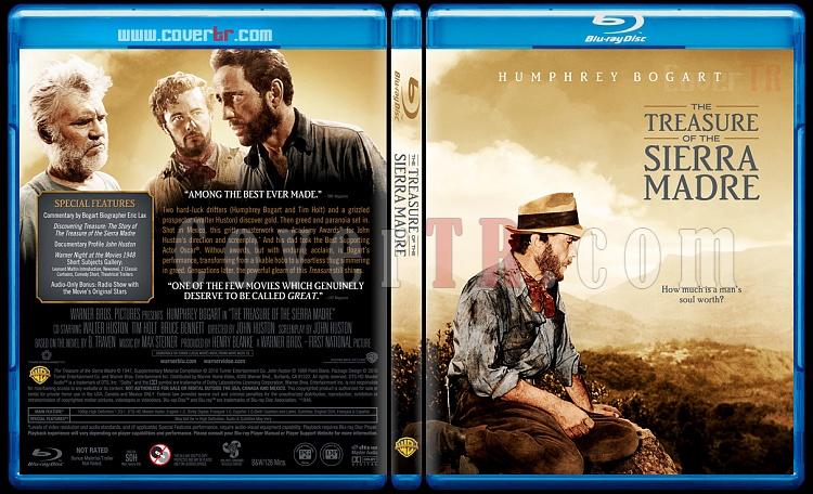 The Treasure of the Sierra Madre - Custom Bluray Cover - English [1948]-sierramadregoldnobcblubunnydojojpg