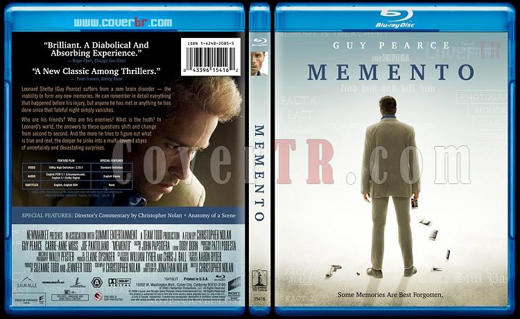 Memento - Custom Bluray Cover - English [2000]-mementobunnydojojpg