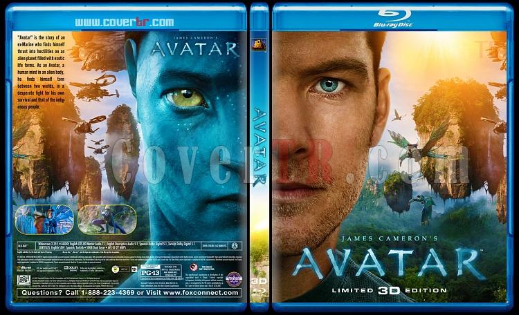 Avatar 3D - Custom Bluray Cover - English [2009]-previewjpg