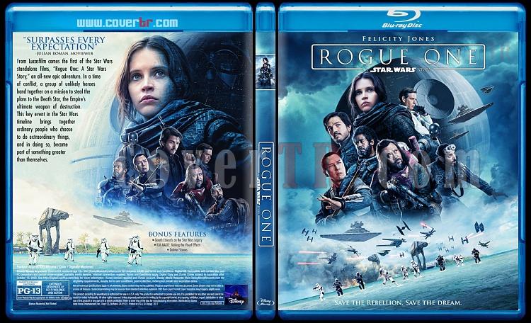 Rogue One: A Star Wars Story (Rogue One: Bir Star Wars Hikayesi) - Custom Bluray Cover - English [2016]-1jpg