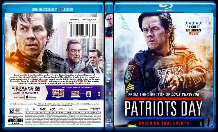 Patriots Day (Kara Gn) - Custom Bluray Cover - English [2016]-1jpg