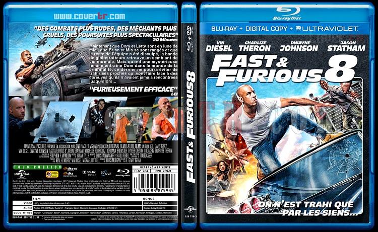 Fast & Furious 8 (The Fate Of The Furious) - Custom Bluray Cover - French [2017]-fastjpg