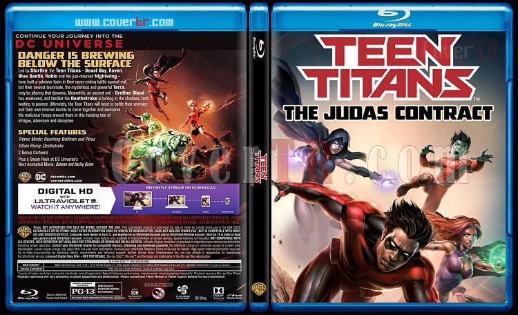 Teen Titans: The Judas Contract (Gen Titanlar: Judas Szlemesi) - Custom Bluray Cover - English [2017]-2jpg