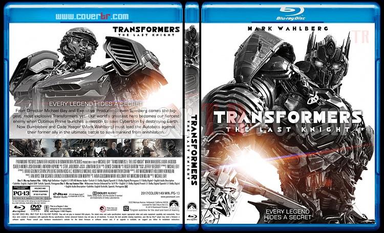 Transformers: The Last Knight (Transformers 5: Son valye) - Custom Bluray Cover - English [2017]-1jpg