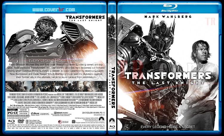 Transformers: The Last Knight (Transformers 5: Son Şövalye) - Custom Bluray Cover - English [2017]-2jpg