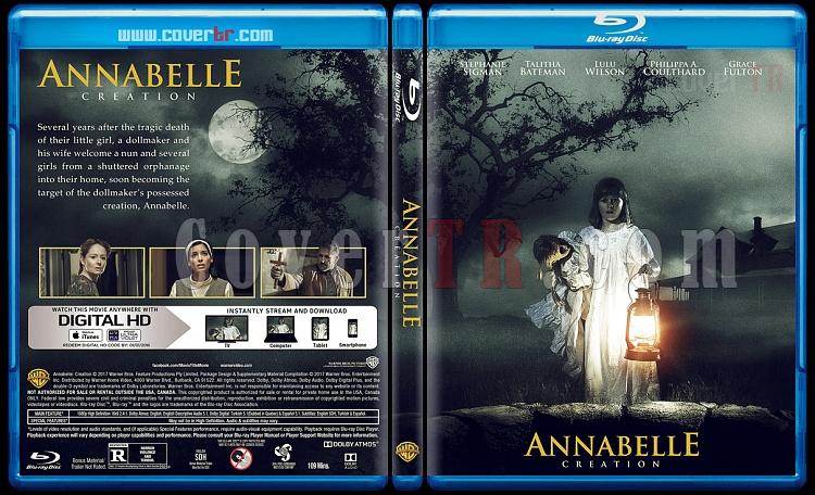 Annabelle: Creation (Annabelle: Ktln Douu - Custom Bluray Cover - English [2017]-1jpg