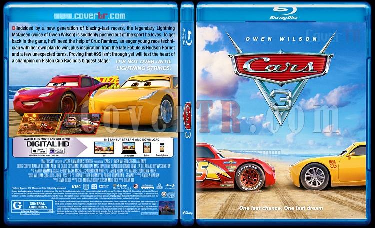 Cars 3 (Arabalar 3) - Custom Bluray Cover - English [2017]-1jpg