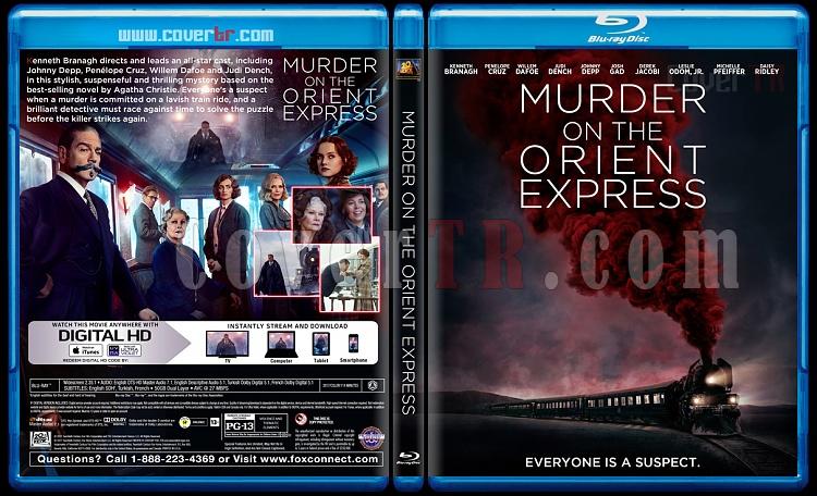 Murder on the Orient Express (Dou Ekspresinde Cinayet) - Custom Bluray Cover - English [2017]-1jpg