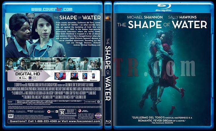 The Shape of Water (Suyun Sesi) - Custom Bluray Cover - English [2017]-1jpg