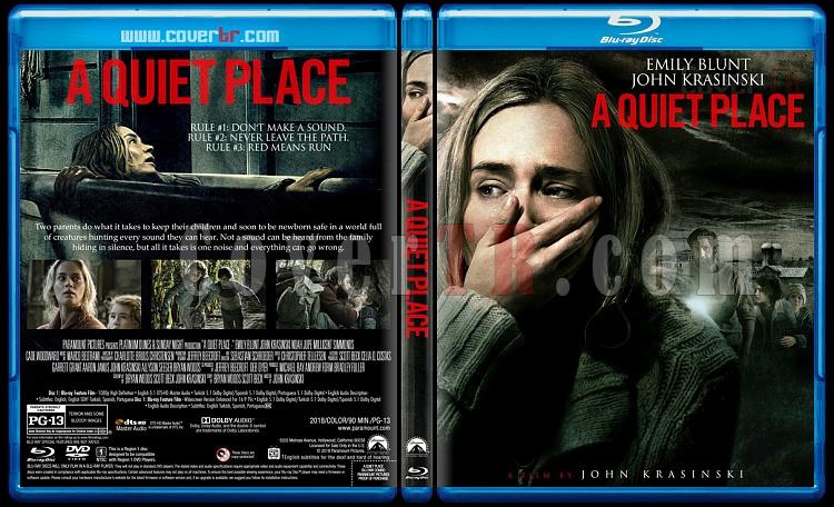 A Quiet Place (Sessiz Bir Yer) - Custom Bluray Cover - English [2017]-2jpg