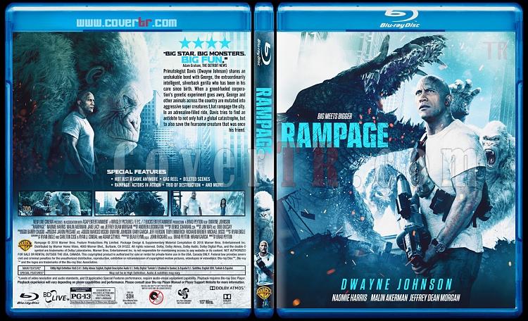 Rampage (Rampage: Büyük Yıkım) - Custom Bluray Cover - English [2018]-1jpg