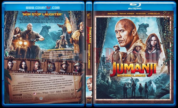 Jumanji: Welcome to the Jungle (Jumanji: Vahi Orman) - Custom Bluray Cover - English [2018]-1jpg