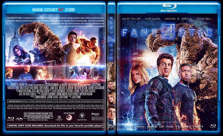 Fantastic Four (Fantastik Dörtlü) - Custom Bluray Cover - English [2015]-01jpg